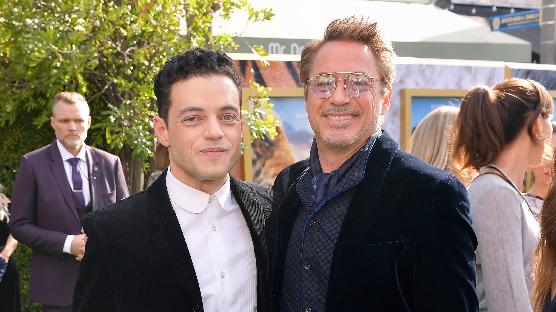 Rami Malek y Robert Downey Jr.