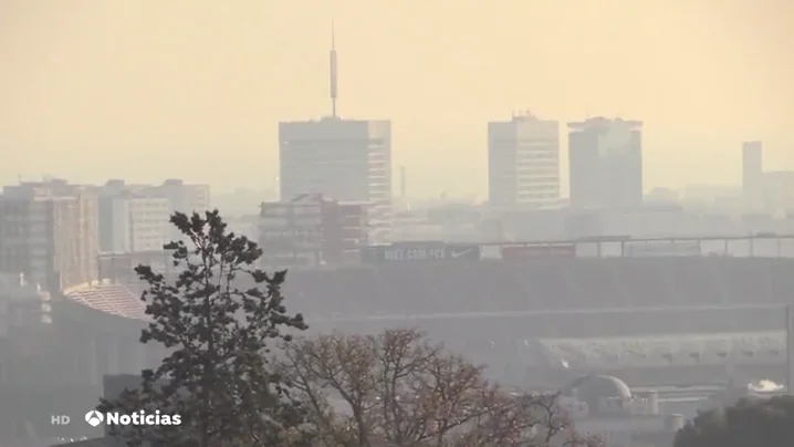 Contaminaci&oacute;n en Barcelona