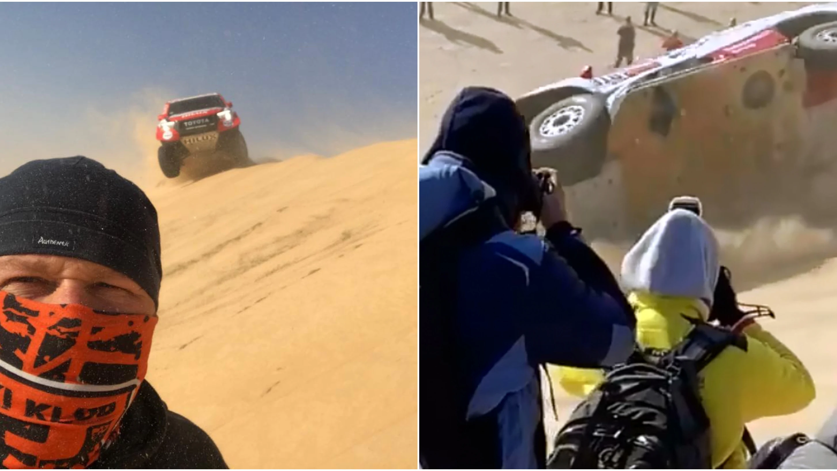 Selfie instantes antes del accidente de Fernando Alonso