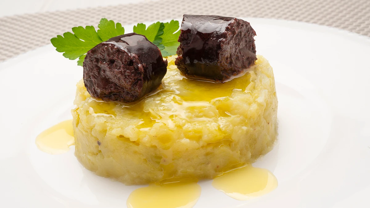 Berza con morcilla Berza con morcilla