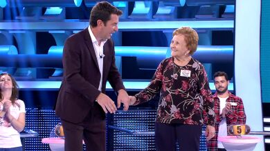 El bucle más entrañable de '¡Ahora caigo!': Arturo Valls con Palmira Gogó 