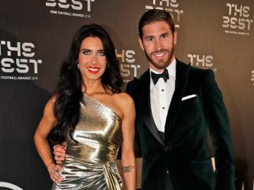 Pilar Rubio y Sergio Ramos en los Best FIFA soccer awards
