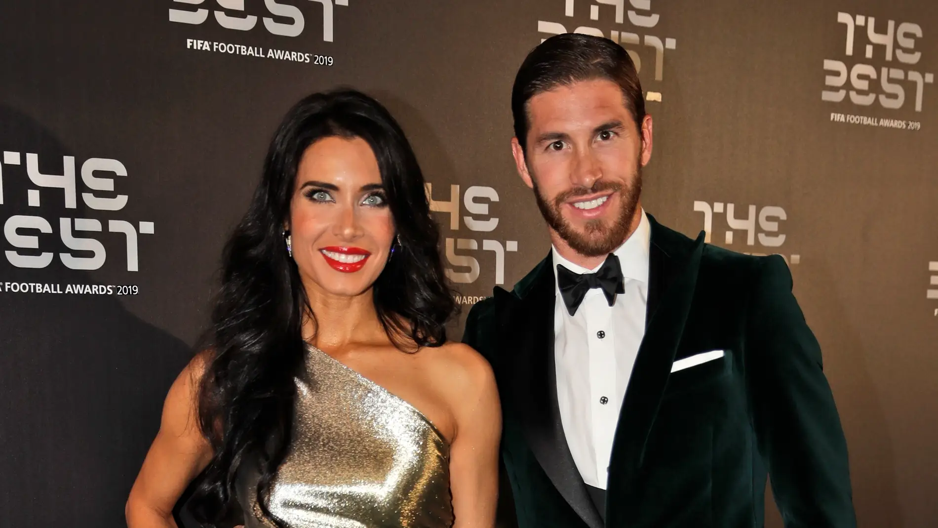 Pilar Rubio y Sergio Ramos en los Best FIFA soccer awards