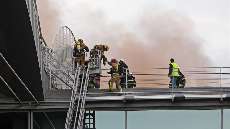 Incendio en el Aeropuerto de Alicante