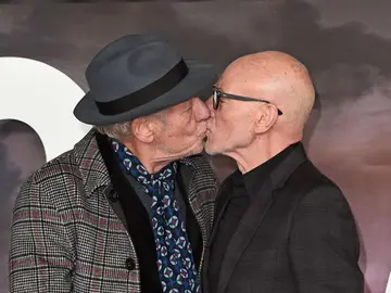 Ian McKellen y Patrick Stewart Ian McKellen y Patrick Stewart