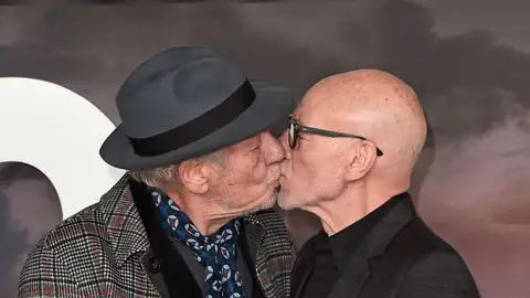 Ian McKellen y Patrick Stewart Ian McKellen y Patrick Stewart