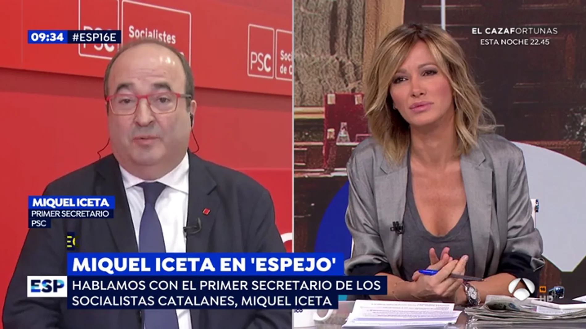 Miquel Iceta, ante las acusaciones del PP y Ciudadanos sobre Torra: "Si consideran que estoy fuera de la ley, que me lleven a los tribunales"