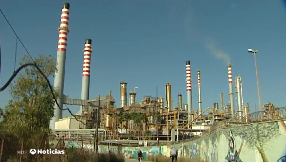 Dos heridos en una planta química de San Roque, en Cádiz