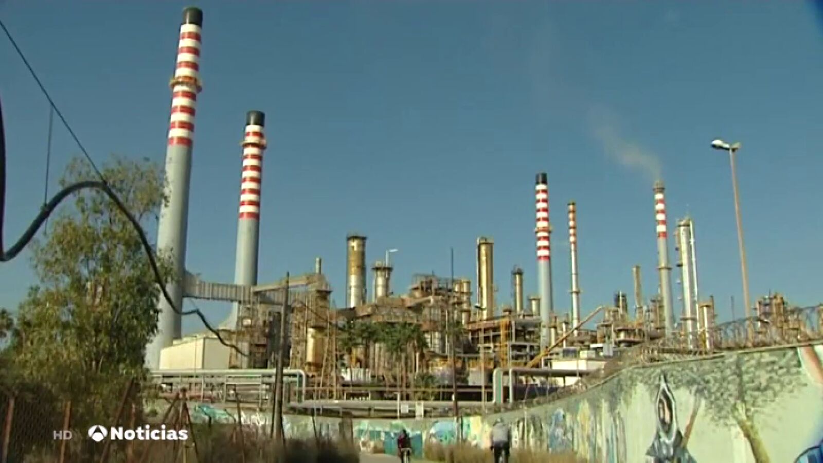 Dos heridos en una planta química de San Roque, en Cádiz