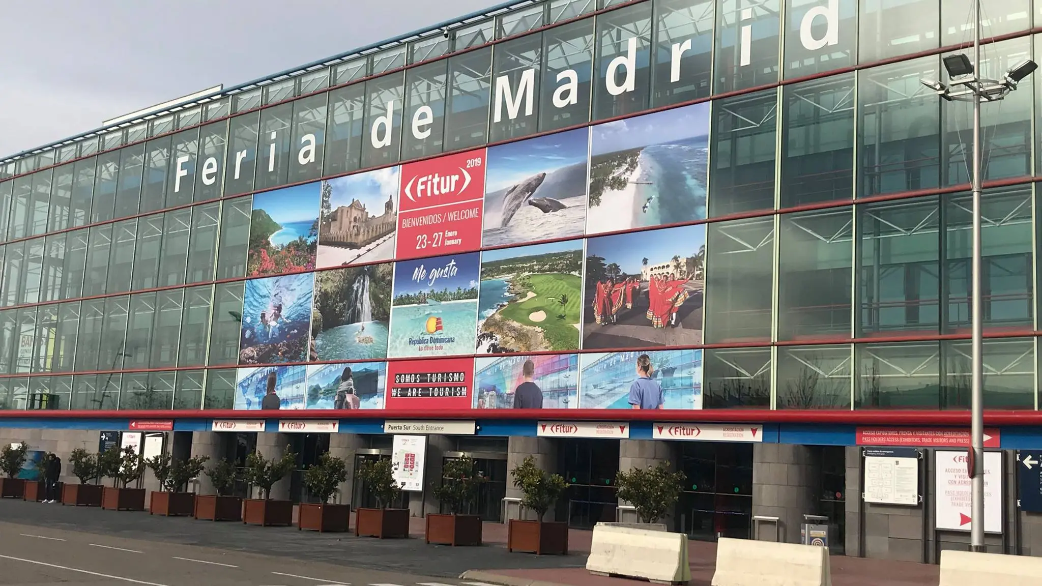 Entrada Fitur en Madrid.