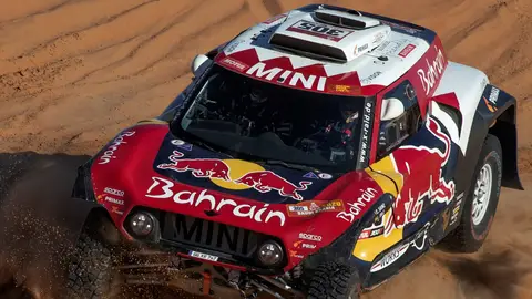 Carlos Sainz, en acción en la etapa 11 del Dakar Carlos Sainz, en acción en la etapa 11 del Dakar