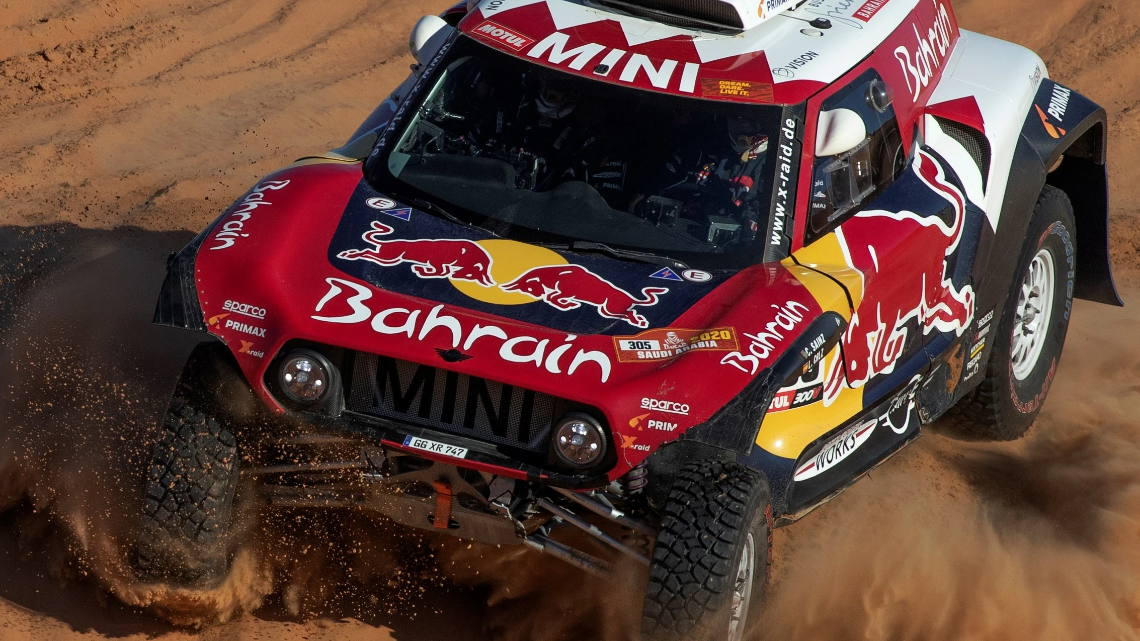 Carlos Sainz, en acción en la etapa 11 del Dakar Carlos Sainz, en acción en la etapa 11 del Dakar