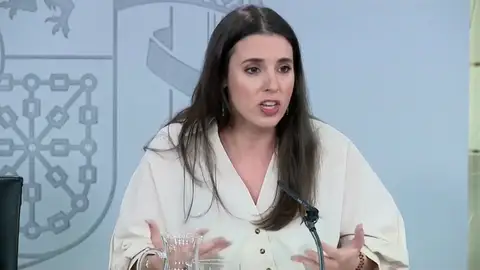 Irene Montero en el Consejo de Ministros Irene Montero en el Consejo de Ministros