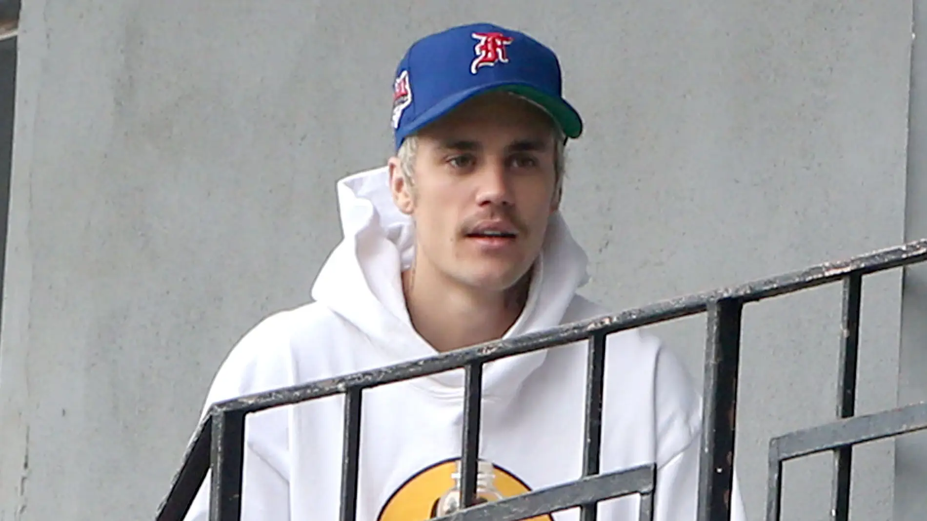 El nuevo bigotillo de Justin Bieber