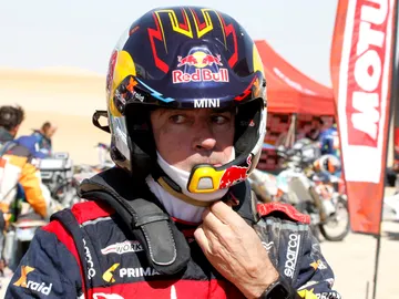 Carlos Sainz, durante una etapa del Rally Dakar Carlos Sainz, durante una etapa del Rally Dakar
