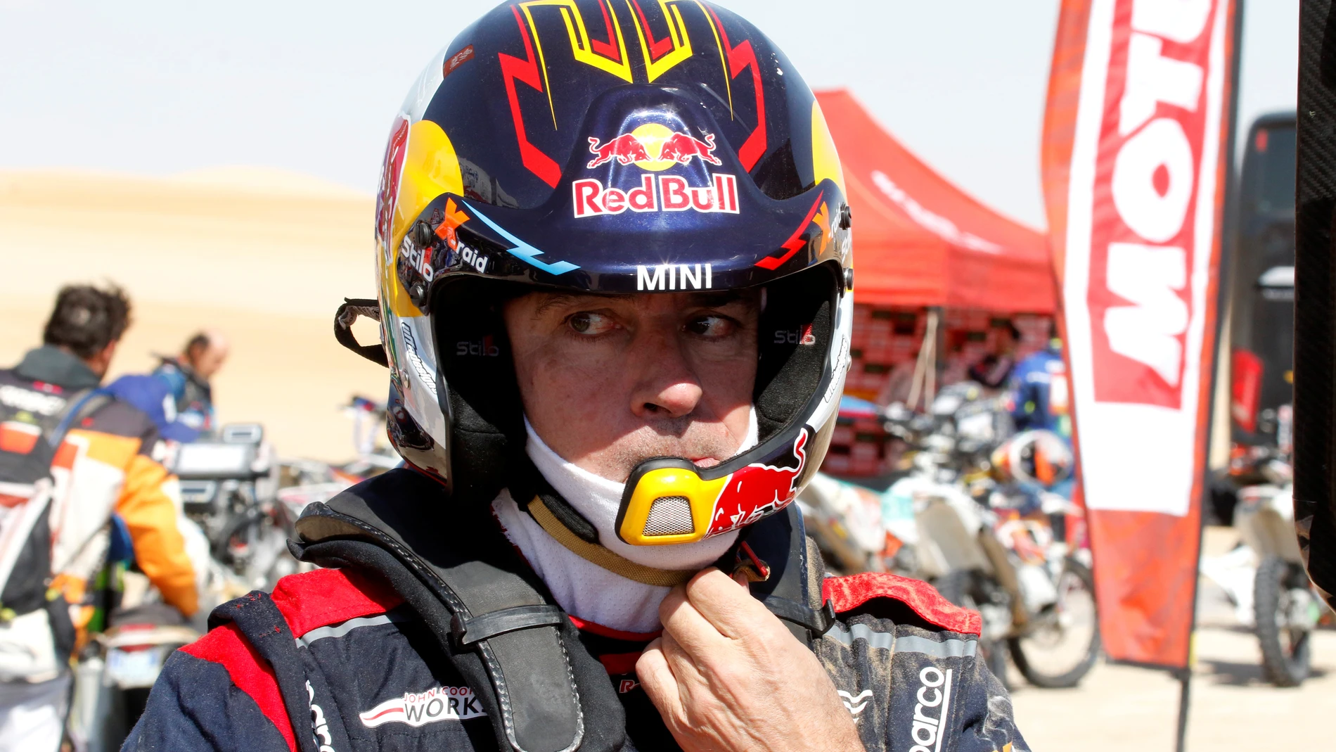 Carlos Sainz, durante una etapa del Rally Dakar Carlos Sainz, durante una etapa del Rally Dakar