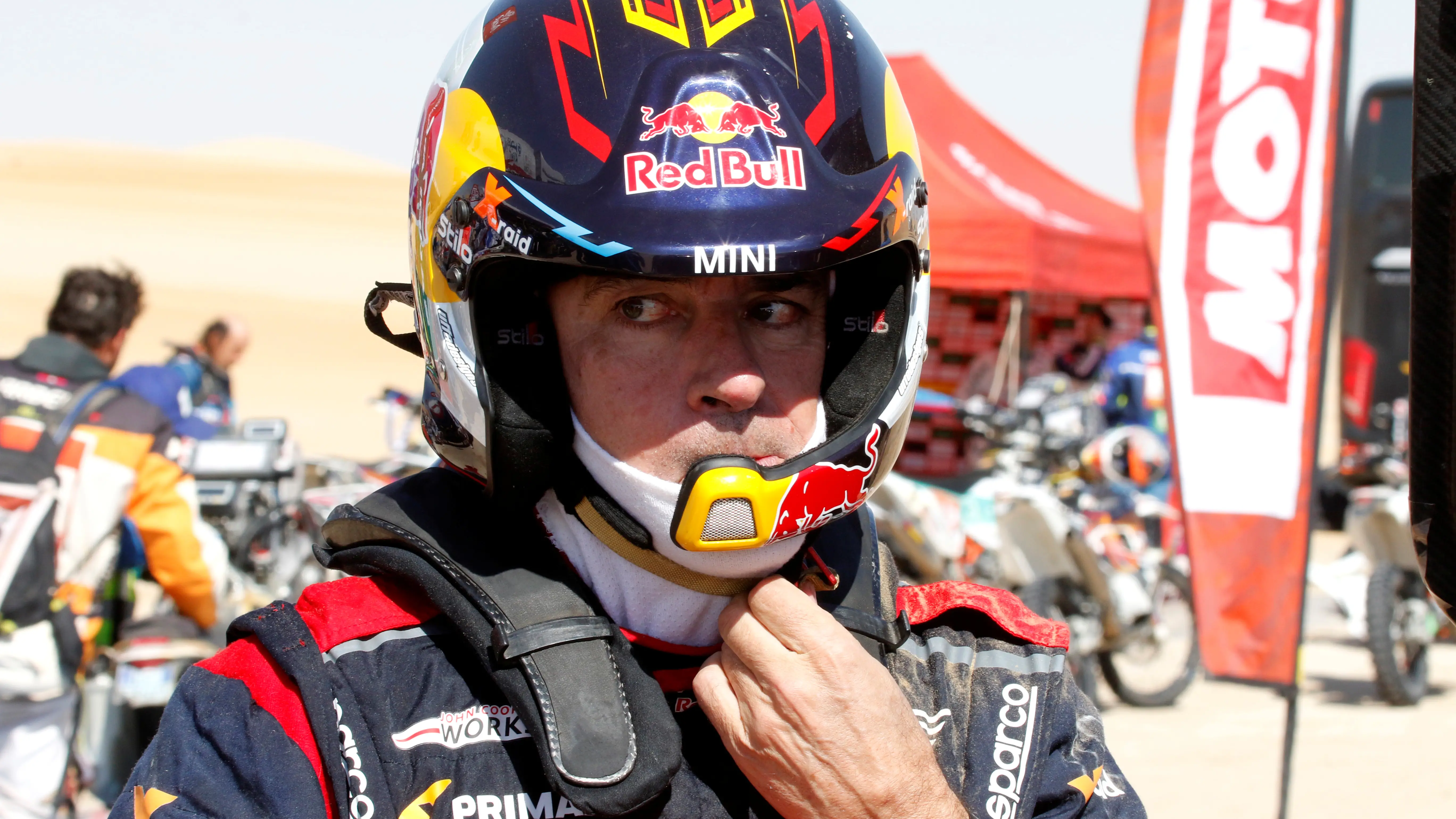 Carlos Sainz, durante una etapa del Rally Dakar Carlos Sainz, durante una etapa del Rally Dakar