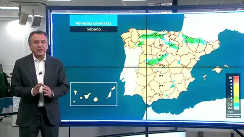 Roberto Brasero nos cuenta el tiempo del fin de semana: Temperaturas muy frías y nevadas dispersas Roberto Brasero nos cuenta el tiempo del fin de semana: Temperaturas muy frías y nevadas dispersas
