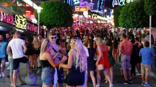 Turismo de borrachera en Magaluf