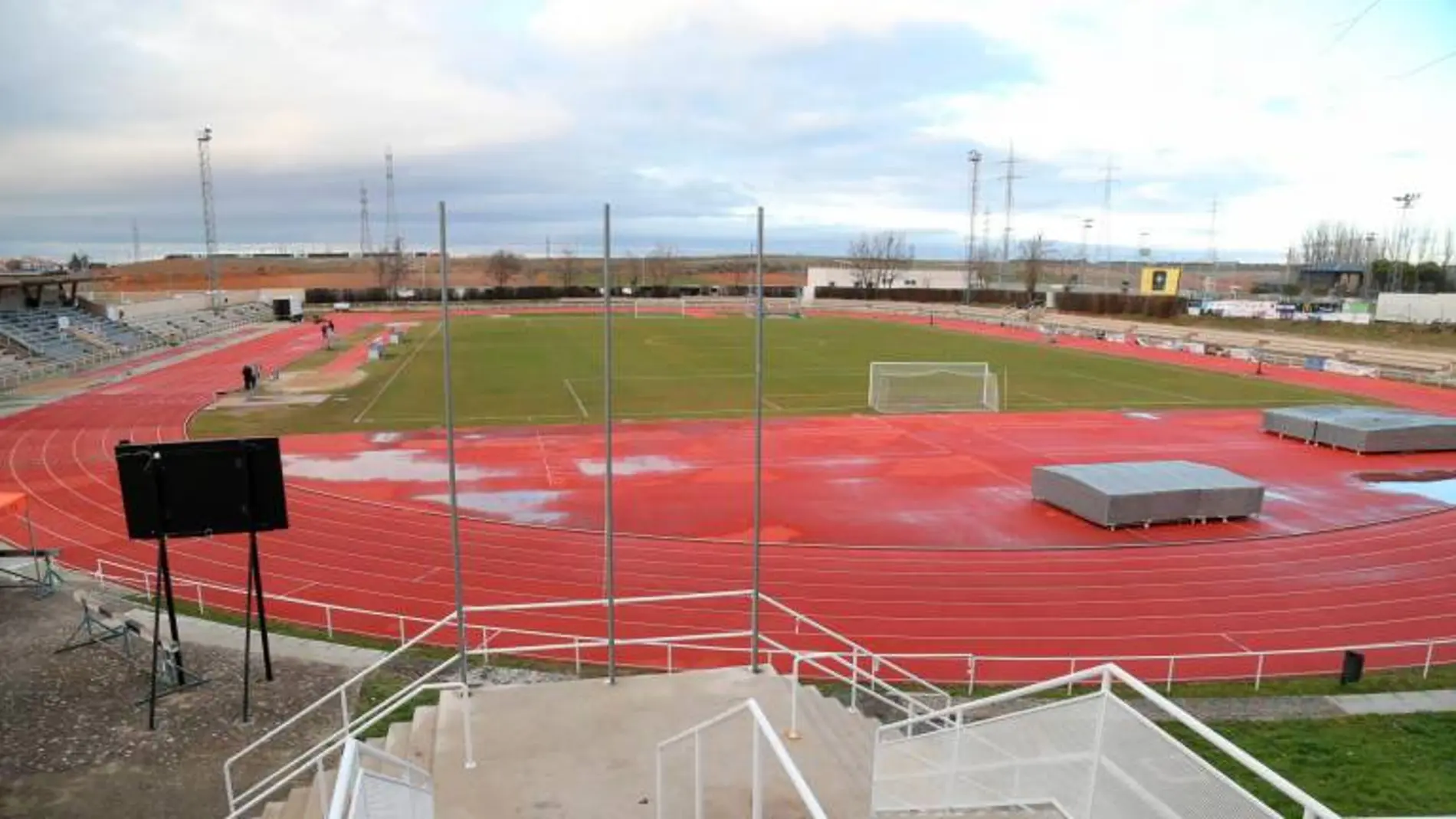 Las Pistas, estadio del Unionistas de Salamanca Las Pistas, estadio del Unionistas de Salamanca