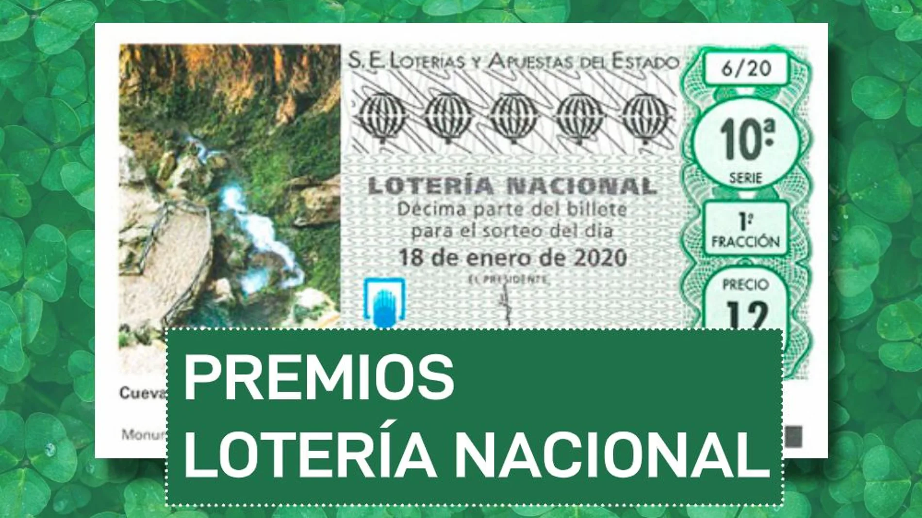 Lotería Nacional hoy: Premios del sorteo especial de la Lotería Nacional del sábado 18 de enero de 2020 Lotería Nacional hoy: Premios del sorteo especial de la Lotería Nacional del sábado 18 de enero de 2020