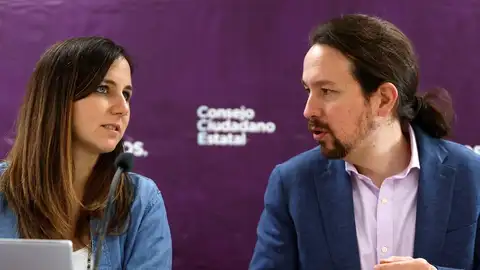 Ione Belarra y Pablo Iglesias Ione Belarra y Pablo Iglesias