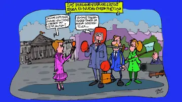 El arranque de una legislatura bronca, en la viñeta informativa de esta semana El arranque de una legislatura bronca, en la viñeta informativa de esta semana
