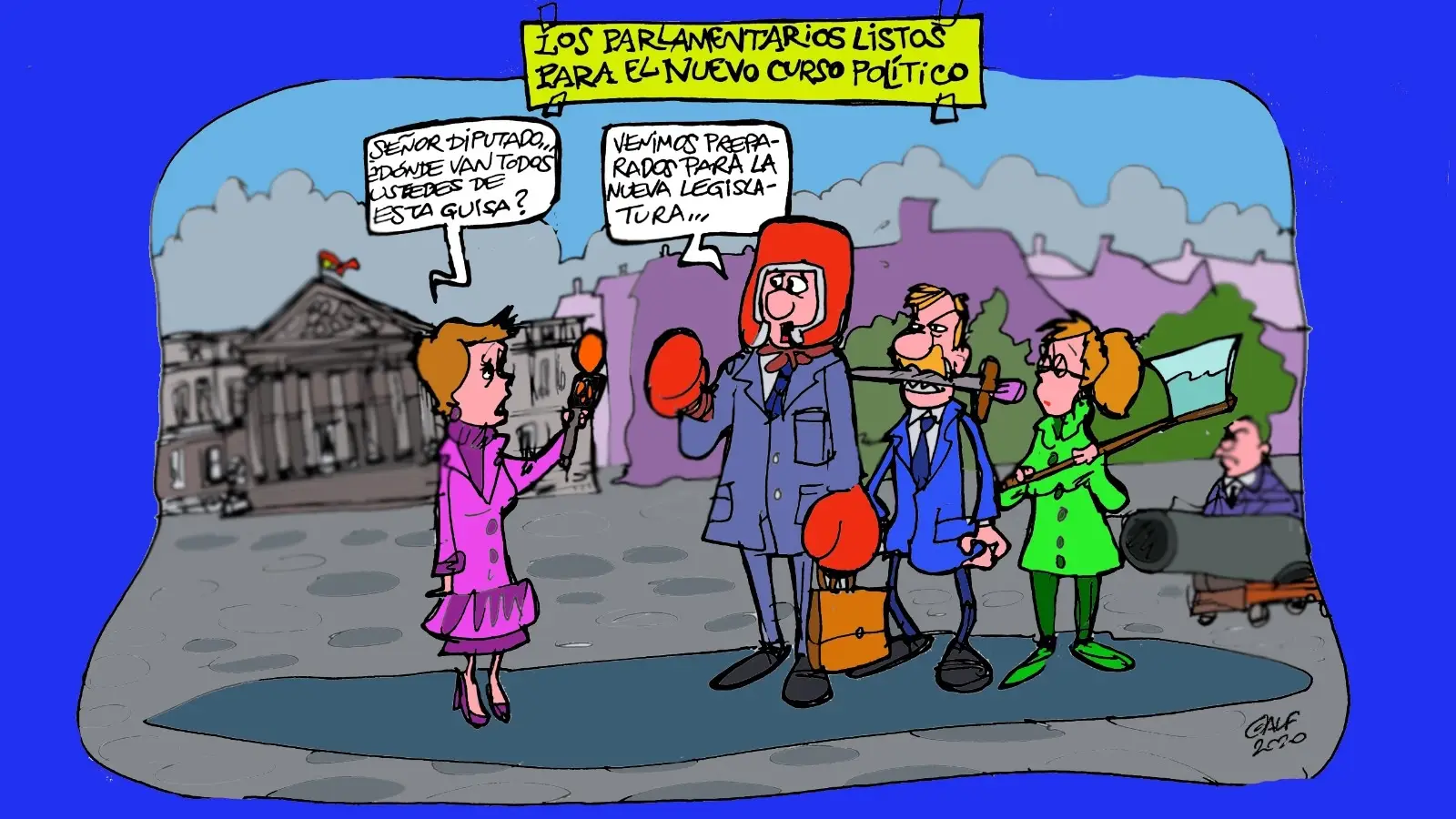 El arranque de una legislatura bronca, en la viñeta informativa de esta semana El arranque de una legislatura bronca, en la viñeta informativa de esta semana
