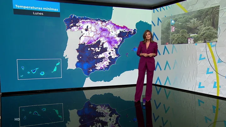 Ocho provincias, en alerta roja el lunes por nieve, olas y viento por el temporal 'Gloria'