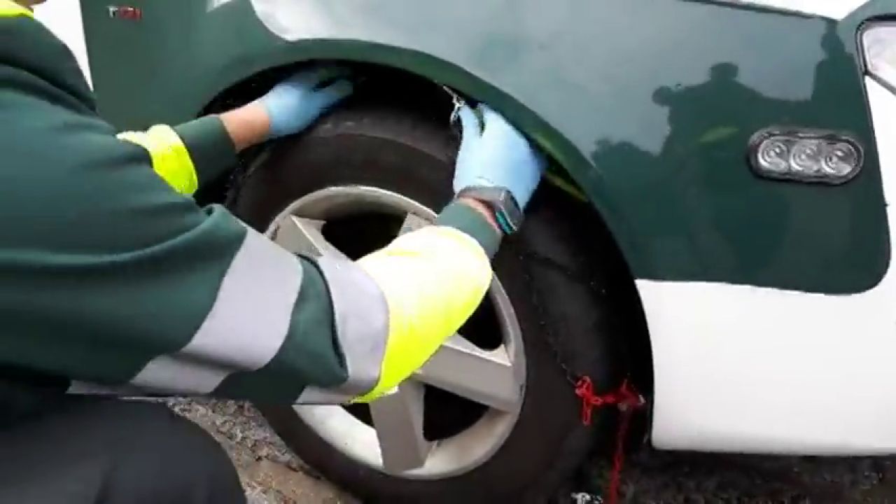 ¿Cómo colocar las cadenas en las