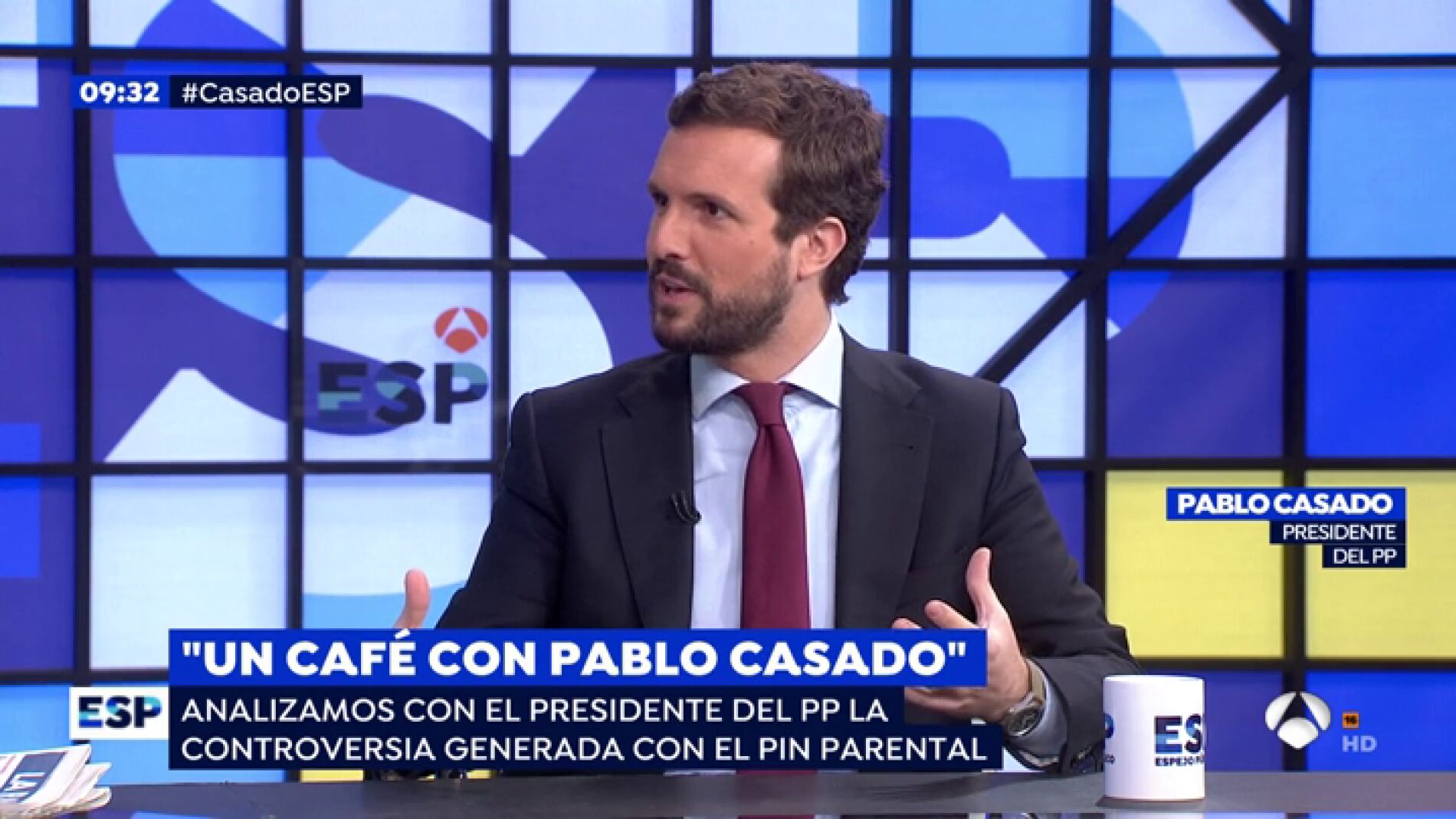 El l&iacute;der del PP, Pablo Casado.