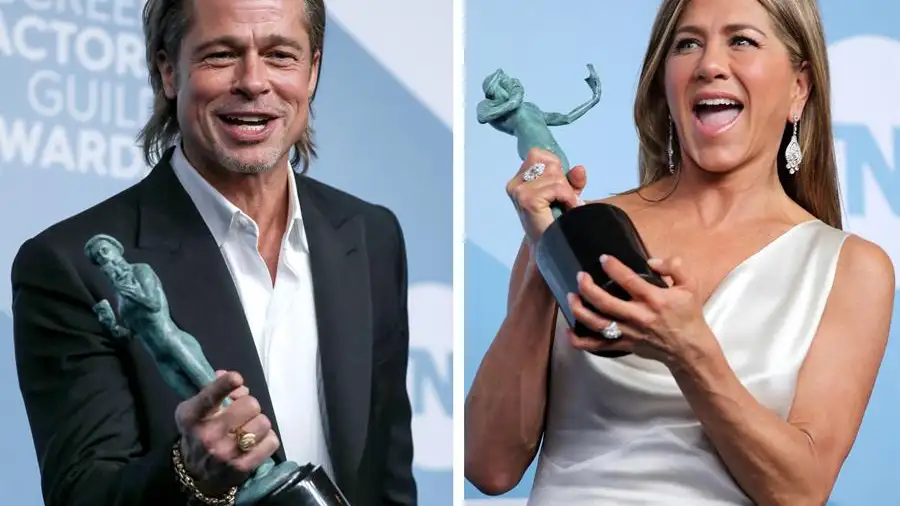 Brad Pitt y Jennifer Aniston protagonizan el reencuentro m&aacute;s esperado en los Premios SAG