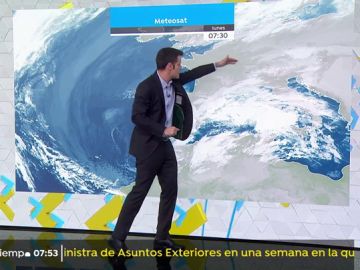 La previsión del tiempo.