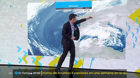 La previsión del tiempo. tiempo