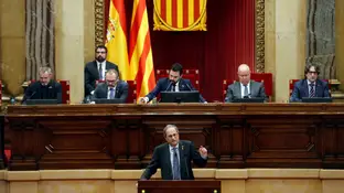 Torra en el Parlament Torra en el Parlament