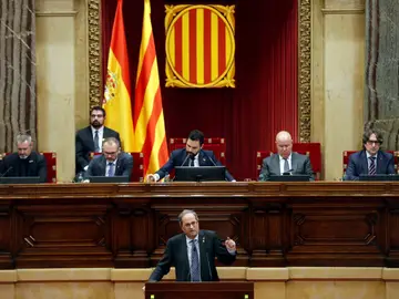 Torra en el Parlament Torra en el Parlament