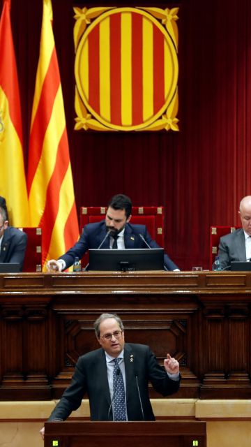 Torra en el Parlament