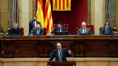 Torra en el Parlament Torra en el Parlament