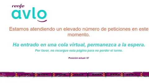 Página de Avlo colapsada Página de Avlo colapsada
