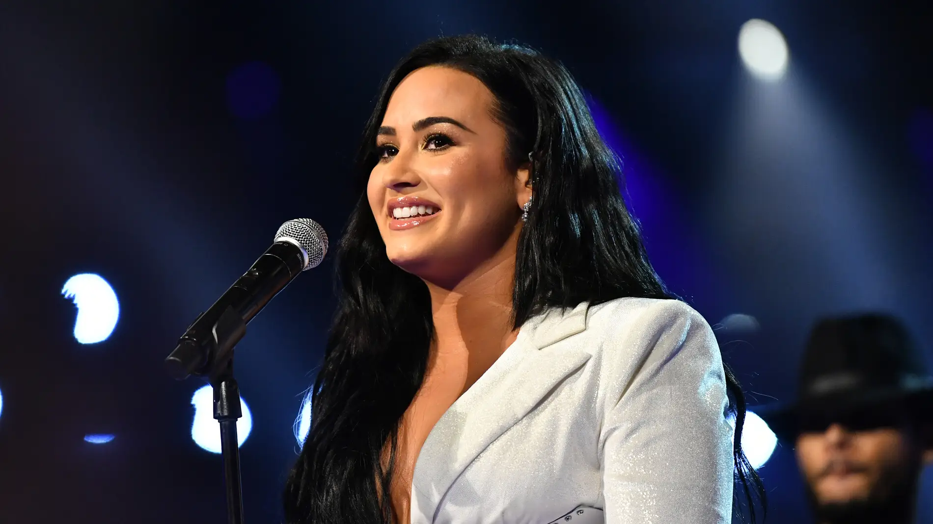 Demi Lovato durante su actuación en los Grammy 2020