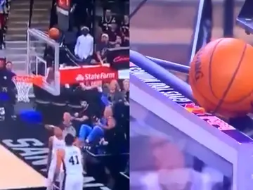 El primer triple tras la muerte de Kobe Bryant El primer triple tras la muerte de Kobe Bryant