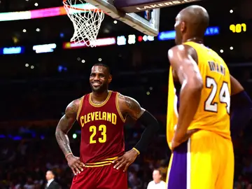LeBron James y Kobe Bryant LeBron James y Kobe Bryant