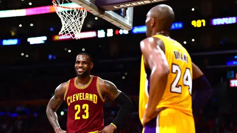 LeBron James y Kobe Bryant LeBron James y Kobe Bryant