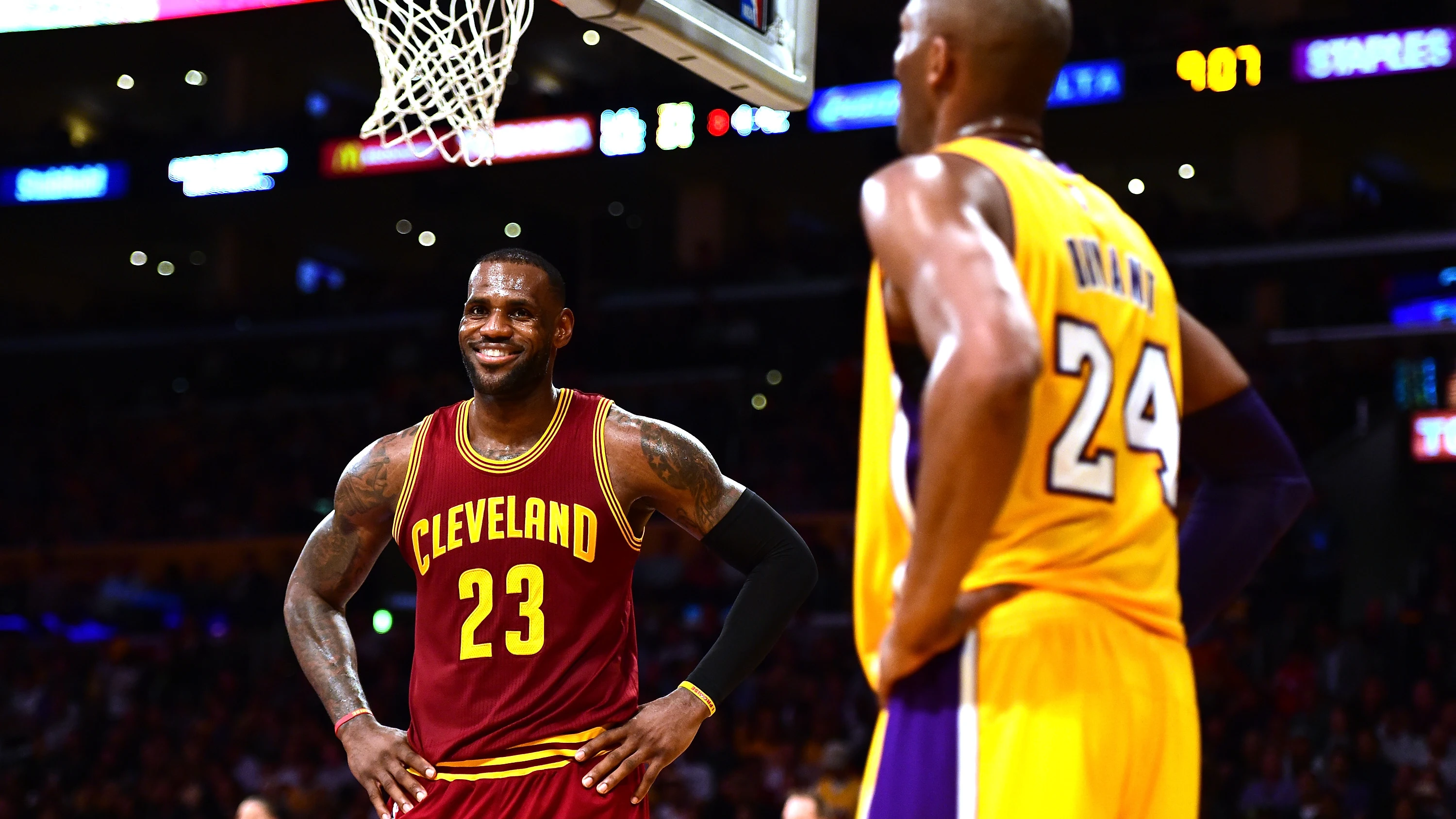 LeBron James y Kobe Bryant LeBron James y Kobe Bryant