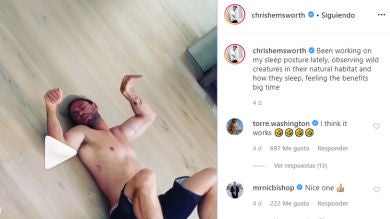 ¿Qué hace Chris Hemsworth? El actor publica su vídeo más perturbador hasta la fecha