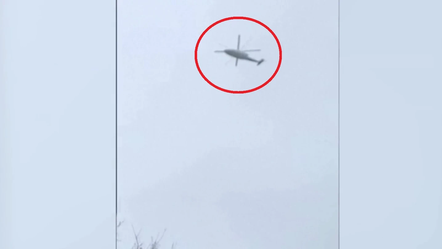 El helic&oacute;ptero de Bryant