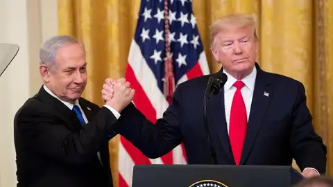 Así es el plan de paz entre Israel y Palestina que propone Trump Así es el plan de paz entre Israel y Palestina que propone Trump