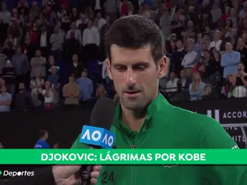 Djokovic se derrumba al recordar a Kobe Bryant: "Cuaado necesité sus consejos y su apoyo, él estuvo ahí" Djokovic se derrumba al recordar a Kobe Bryant: "Cuaado necesité sus consejos y su apoyo, él estuvo ahí"