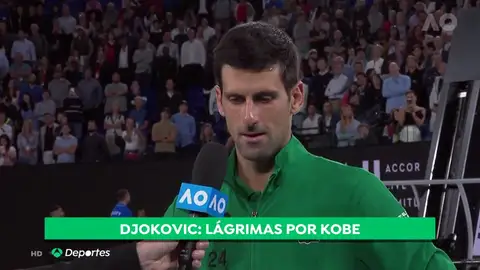 Djokovic se derrumba al recordar a Kobe Bryant: "Cuaado necesité sus consejos y su apoyo, él estuvo ahí" Djokovic se derrumba al recordar a Kobe Bryant: "Cuaado necesité sus consejos y su apoyo, él estuvo ahí"