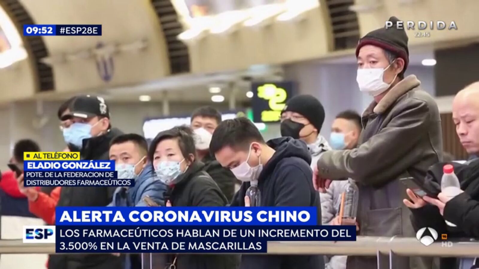 La alerta del coronavirus lleva al borde del desabastecimiento de mascarillas a farmacias de toda España